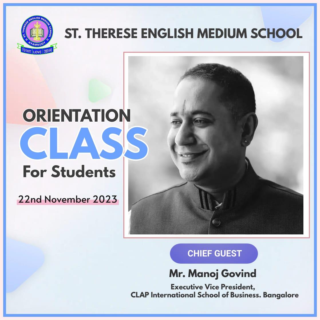 ORIENTATION CLASS