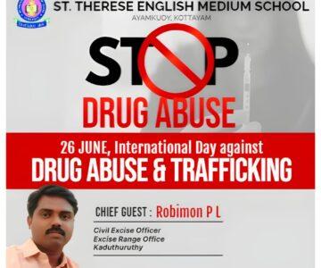 INTERNATIONAL DAY AGAINST DRUG ABUSE AND TRAFFICKING