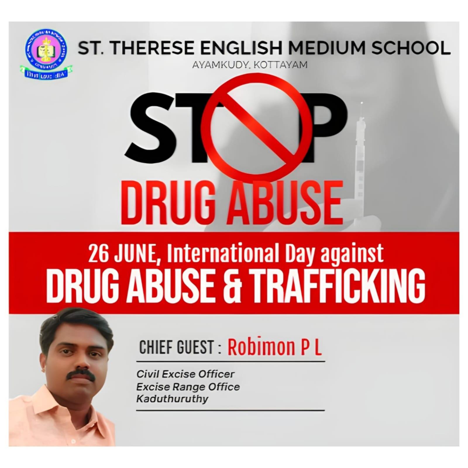 INTERNATIONAL DAY AGAINST DRUG ABUSE AND TRAFFICKING